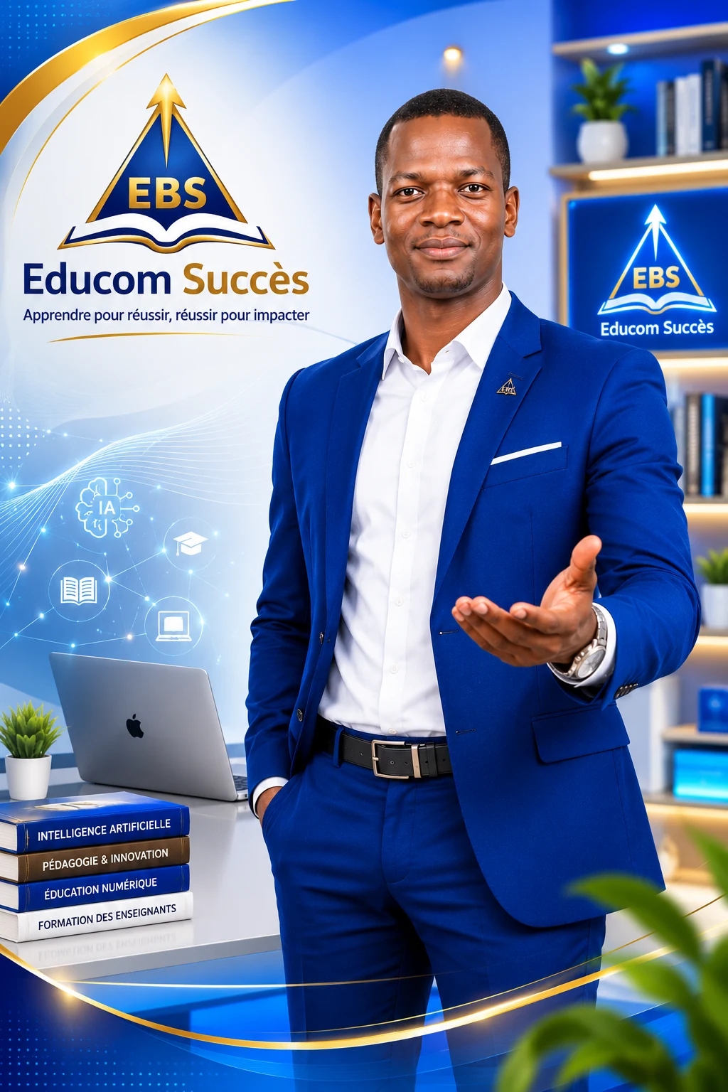 Promoteur d'Educom Succès Academy – Formateur en Intelligence Artificielle et Transformation Digitale